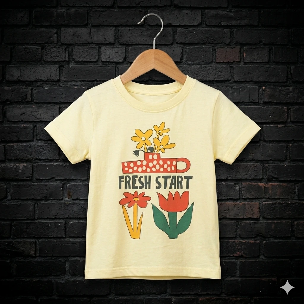 guess kids' premium pink "fresh start" floral print t shirt guess kids' premium pink "fresh start" floral print t shirt