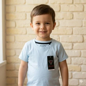 Premium Sky Blue Cotton T-shirt for Boys - Magpie Shop BD