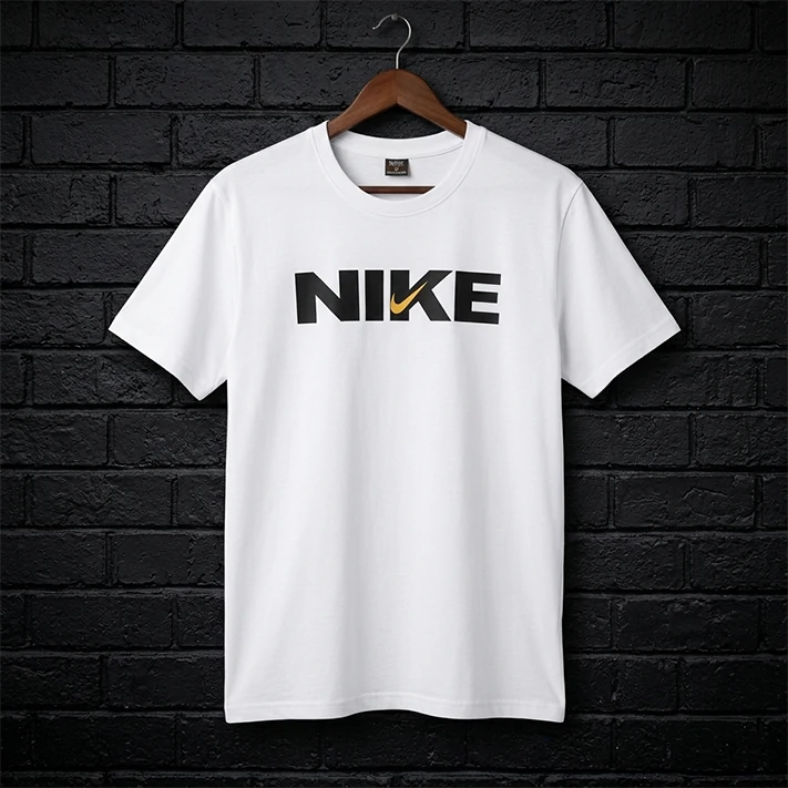 nike classic logo cotton t shirt for men white nike classic logo cotton t shirt for men white
